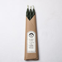 Pine Beeswax Taper Candles Set of 3