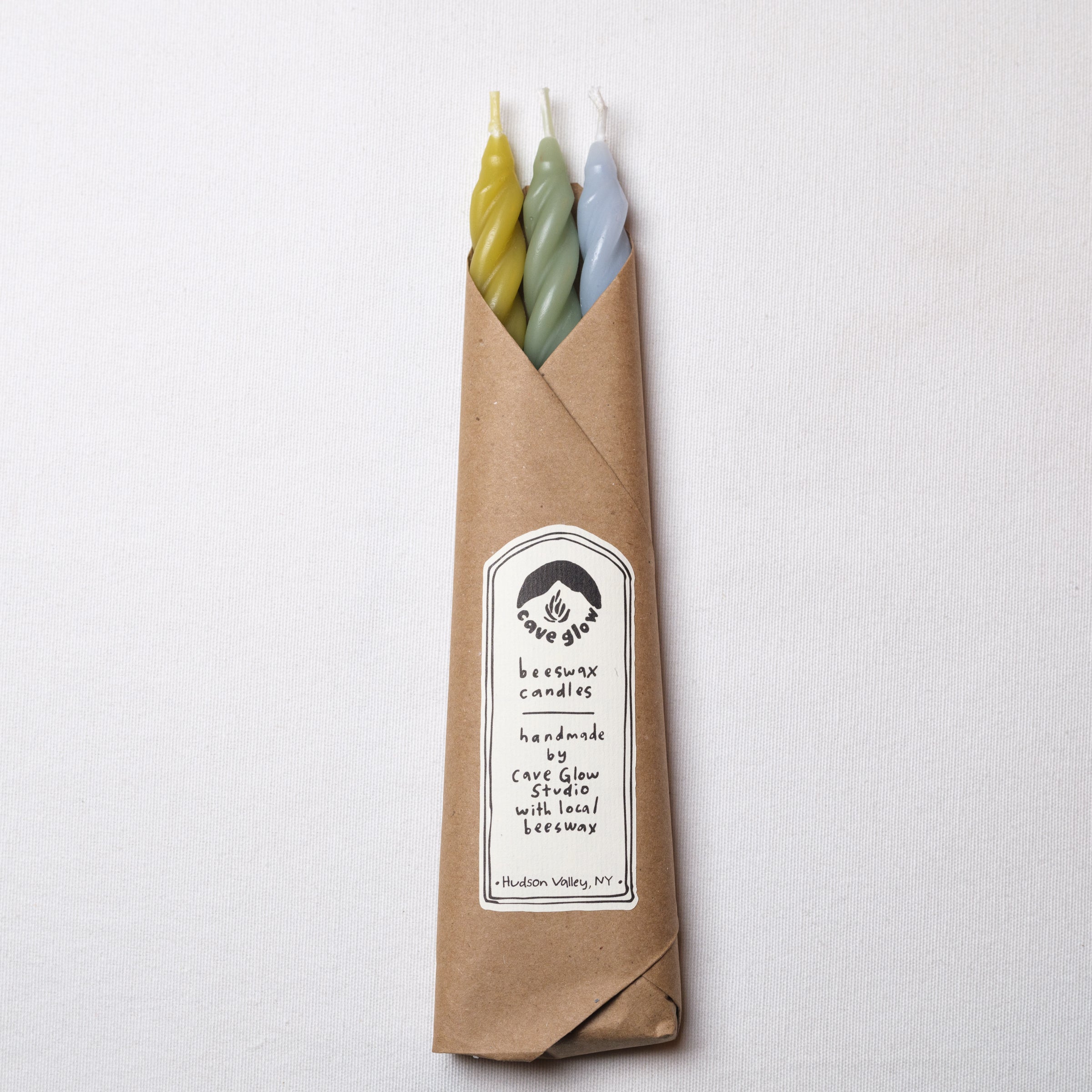 Hydrangea Beeswax Candles Set of 3 – Cave Glow Studio