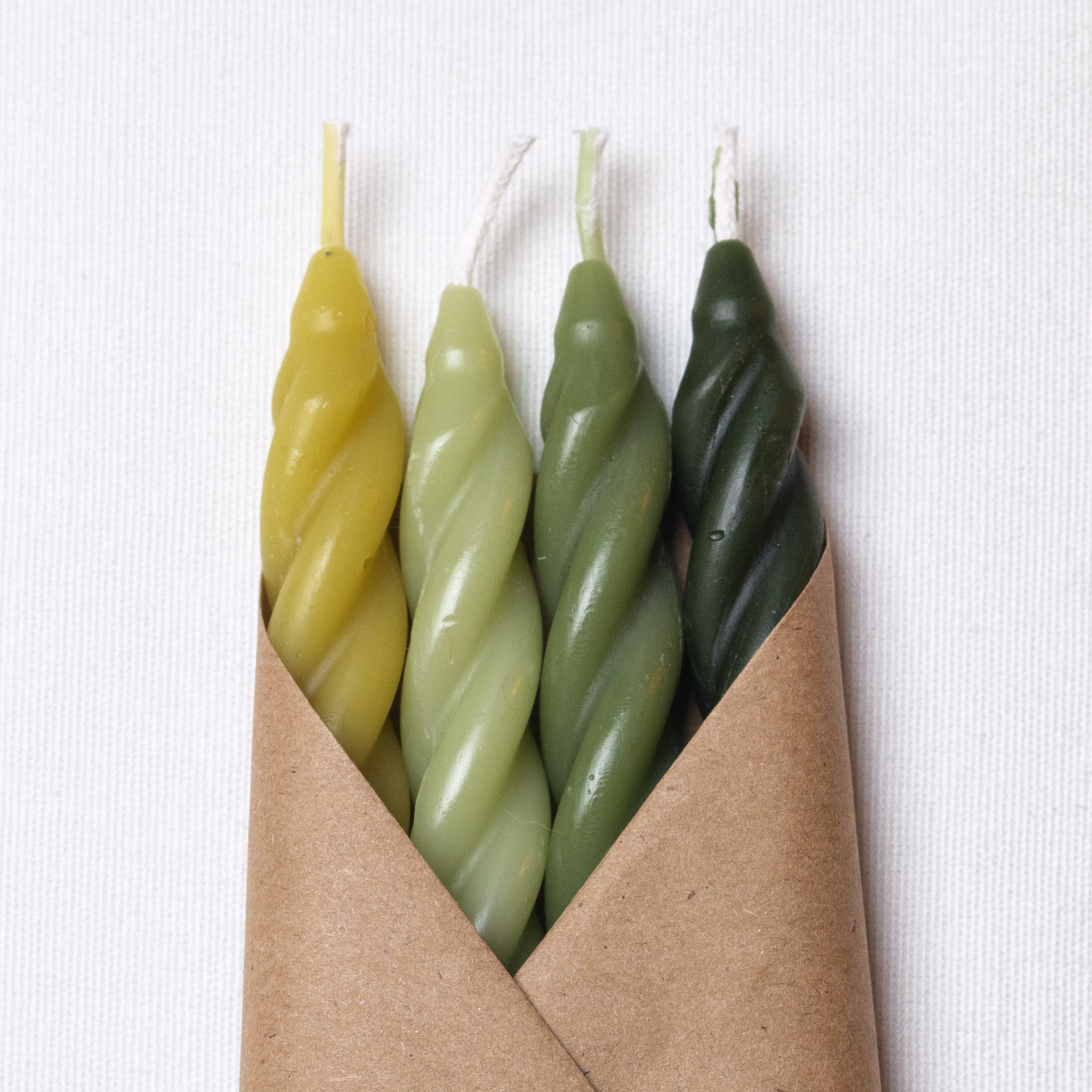 Woodland Beeswax Candles Set of 4 – Cave Glow Studio